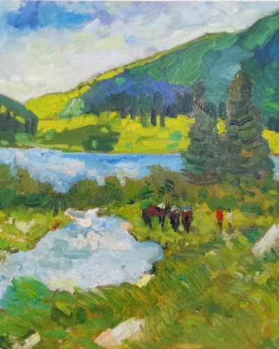 У озера Иссык У озера Иссык