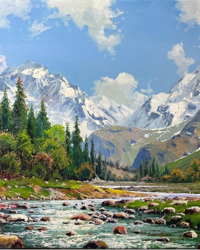 «Mountain landscape”