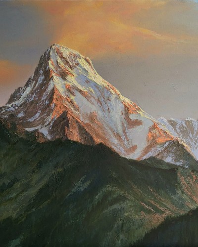 вид на горы Алатау