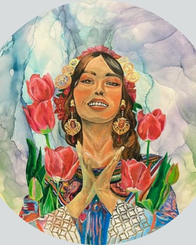 Девушка Наурыз