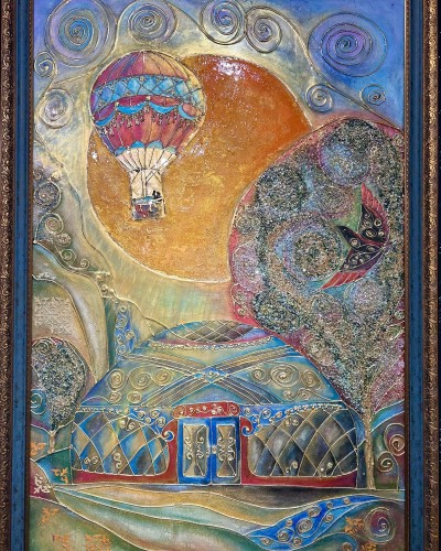 Юрта в горах Юрта в горах