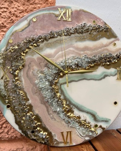 Настенные часы Розовая пудра Настенные часы Розовая пудра