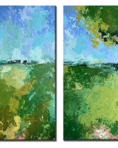 Диптих Зеленая поляна Дипсихо