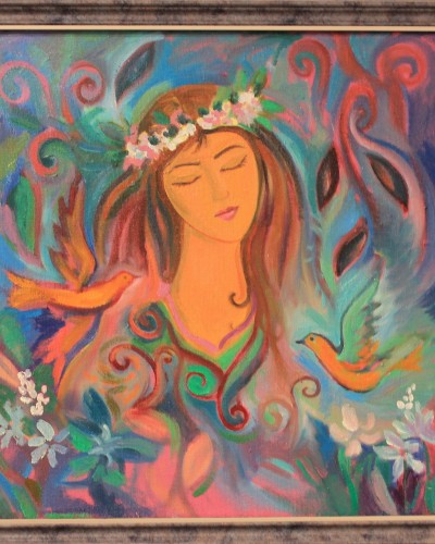 Девушка мечтательница