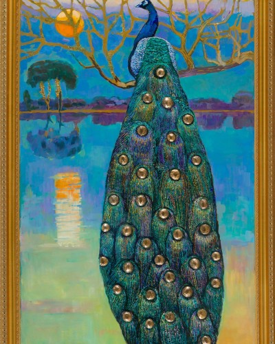 Павлин на рассвете Павлин на рассвете