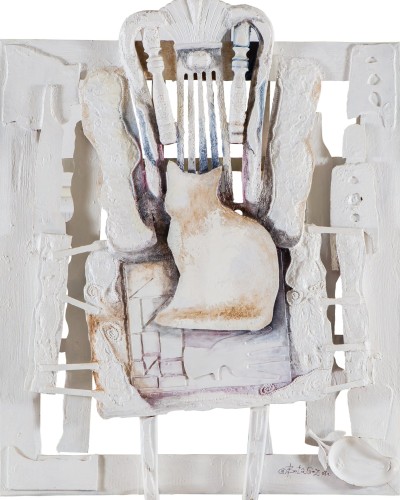 Белое кресло