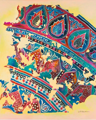 Павлин на холсте Павлин на холсте