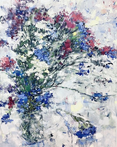 Цветы в стеклянной банке Цветы в стеклянной банке