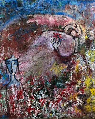 Девушка и цветок Девушка и цветок