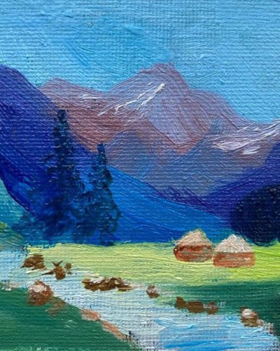 Алатау. Картины- магниты №9