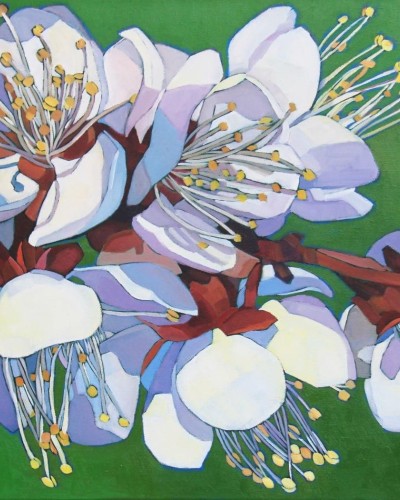 Цветущий урюк по-алматински из серии казахская сакура Цветущий урюк по-алматински из серии казахская сакура